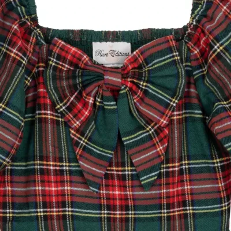 Rare Editions Big Kid Girls Long Sleeve A-Line Dress