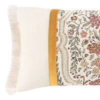 Rose Tree Baroda Rectangular Throw Pillow