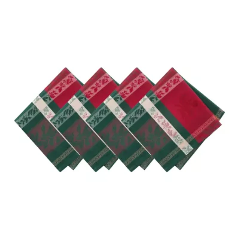 Elrene Home Fashions Merry and Festive 4-pc. Napkins