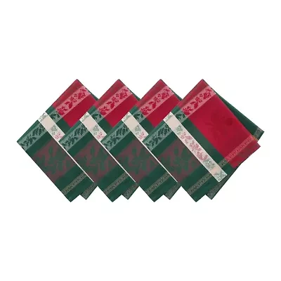 Elrene Home Fashions Merry and Festive 4-pc. Napkins