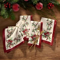 Villeroy & Boch Winter Bows and Garland 4-pc. Napkins