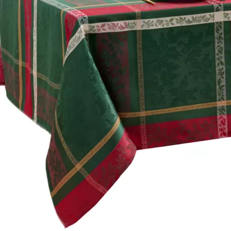 Elrene Home Fashions Merry and Festive Tablecloth