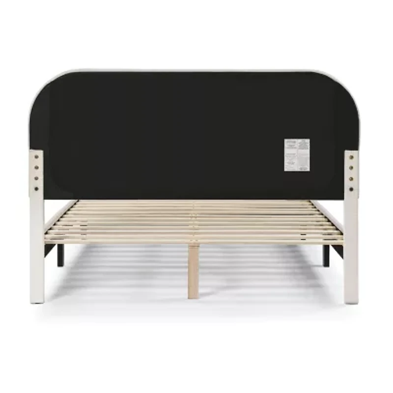 Lumi Upholstered Panel Queen Bed
