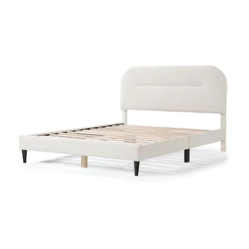 Lumi Upholstered Panel Queen Bed