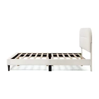 Lumi Upholstered Panel Queen Bed