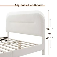 Lumi Upholstered Panel Queen Bed