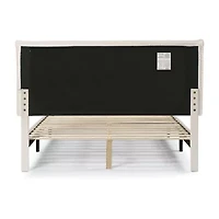 Lumi Boucle Fabric Queen Bed