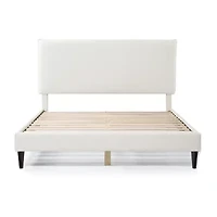 Lumi Boucle Fabric Queen Bed