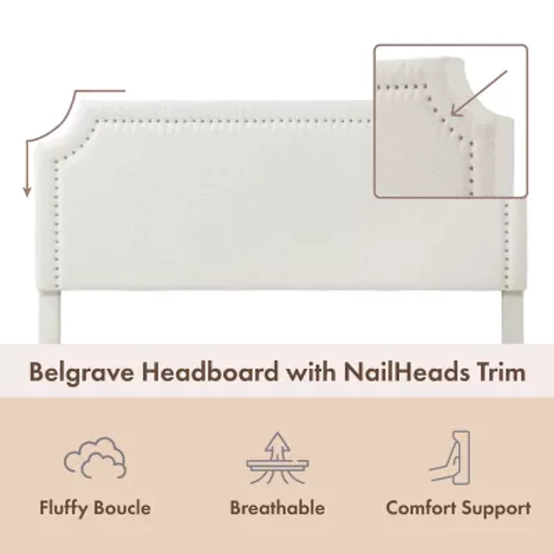 Lumi Nailhead Queen Bed