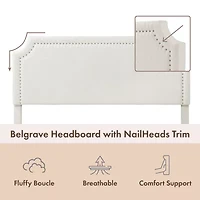 Lumi Nailhead Queen Bed