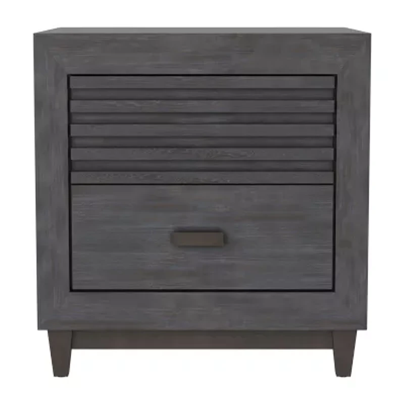 Cranes 2-Drawer Nightstand