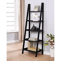 Almasy 5-Shelf Leaning Bookshelf