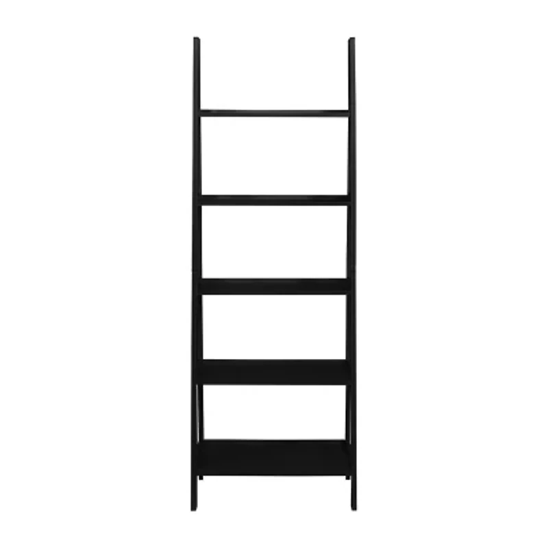Almasy 5-Shelf Leaning Bookshelf