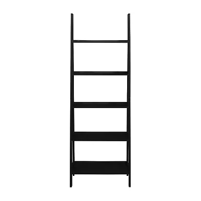 Almasy 5-Shelf Leaning Bookshelf