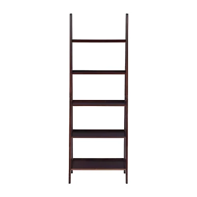Almasy 5-Shelf Leaning Bookshelf