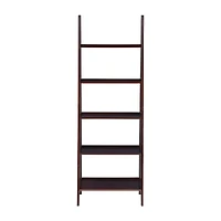 Almasy 5-Shelf Leaning Bookshelf