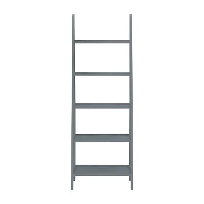Almasy 5-Shelf Leaning Bookshelf