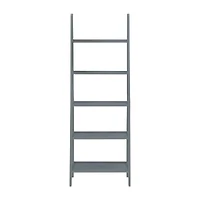 Almasy 5-Shelf Leaning Bookshelf