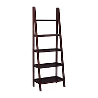 Almasy 5-Shelf Leaning Bookshelf
