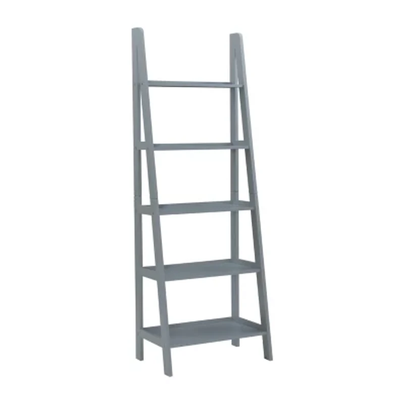 Almasy 5-Shelf Leaning Bookshelf