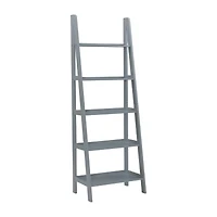 Almasy 5-Shelf Leaning Bookshelf