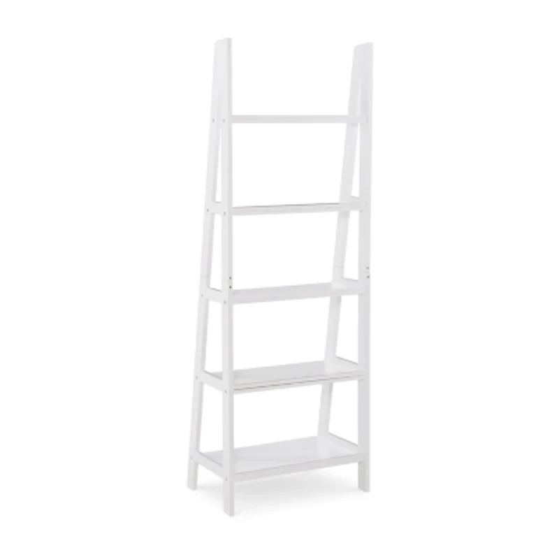 Almasy 5-Shelf Leaning Bookshelf