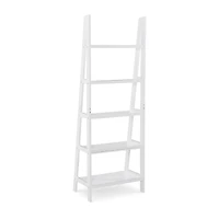 Almasy 5-Shelf Leaning Bookshelf