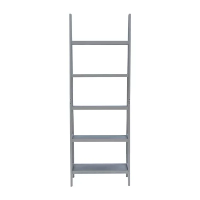 Almasy 5-Shelf Leaning Bookshelf