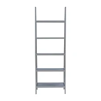 Almasy 5-Shelf Leaning Bookshelf