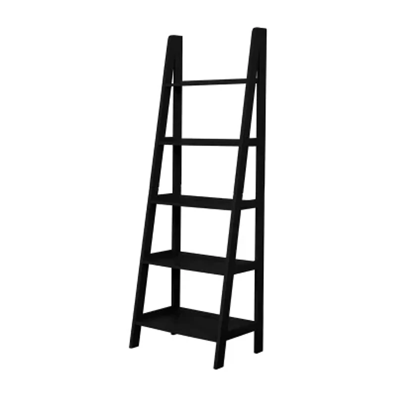 Almasy 5-Shelf Leaning Bookshelf