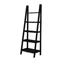Almasy 5-Shelf Leaning Bookshelf