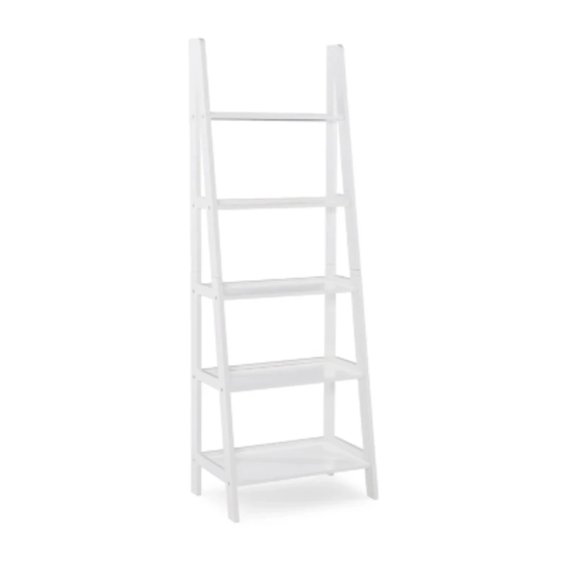 Almasy 5-Shelf Leaning Bookshelf