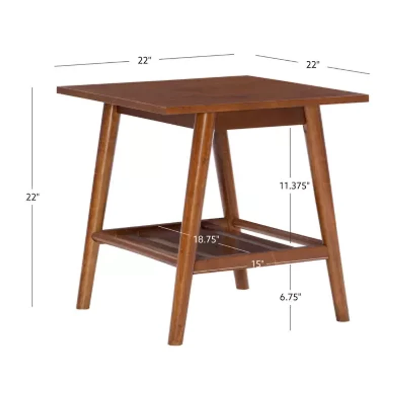 Erbach Mid Century Modern End Table