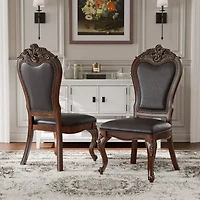 Auxun 2-pc. Upholstered Dining Chair
