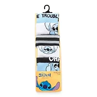 Womens 5 Pair Lilo & Stitch Crew Socks
