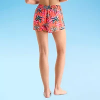 Arizona Womens Juniors Shorts Swimsuit Cover-Up
