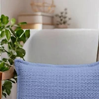 Vibhsa Vibhsa Honeycomb Handwoven Textured Pillow