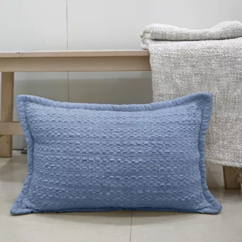 Vibhsa Vibhsa Honeycomb Handwoven Textured Pillow