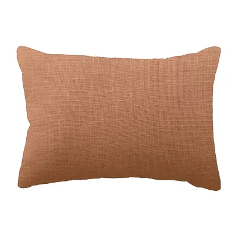 Vibhsa Vibhsa Baltic Cut And Sew Rice Stitched Throw Pillow, 14" X 20" Rectangular Throw Pillow
