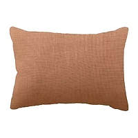 Vibhsa Vibhsa Baltic Cut And Sew Rice Stitched Throw Pillow, 14" X 20" Rectangular Throw Pillow