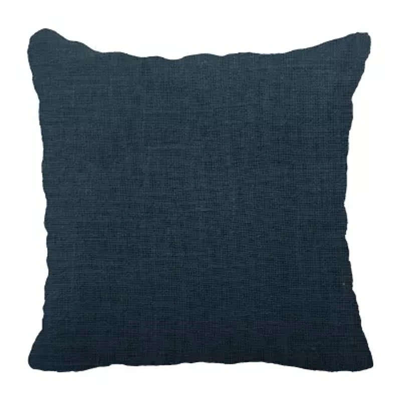 Vibhsa Vibhsa Novelty Hooked Decorative Pillow With Birds And Floral Design, 20"X20" Square Throw Pillow
