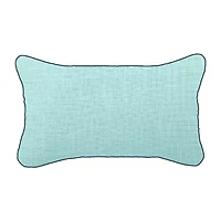 Vibhsa Vibhsa Novelty Pillow With Digital Print & Machine Embroidery 14" X 24" Rectangular Throw Pillow