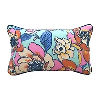 Vibhsa Vibhsa Novelty Pillow With Digital Print & Machine Embroidery 14" X 24" Rectangular Throw Pillow