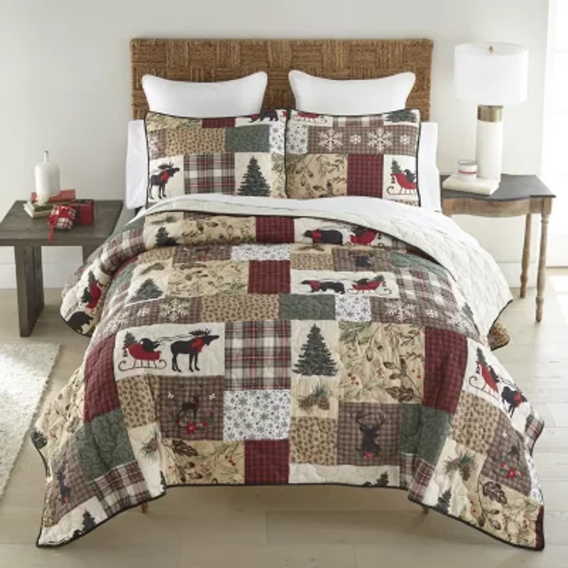 Your Lifestyle By Donna Sharp Dashing 2pc Twin Quilt Set Easy Care