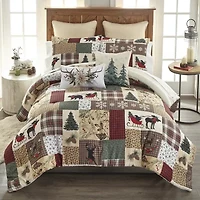 Your Lifestyle By Donna Sharp Dashing 3pc Queen Comforter Set 3-pc. Midweight Easy Care