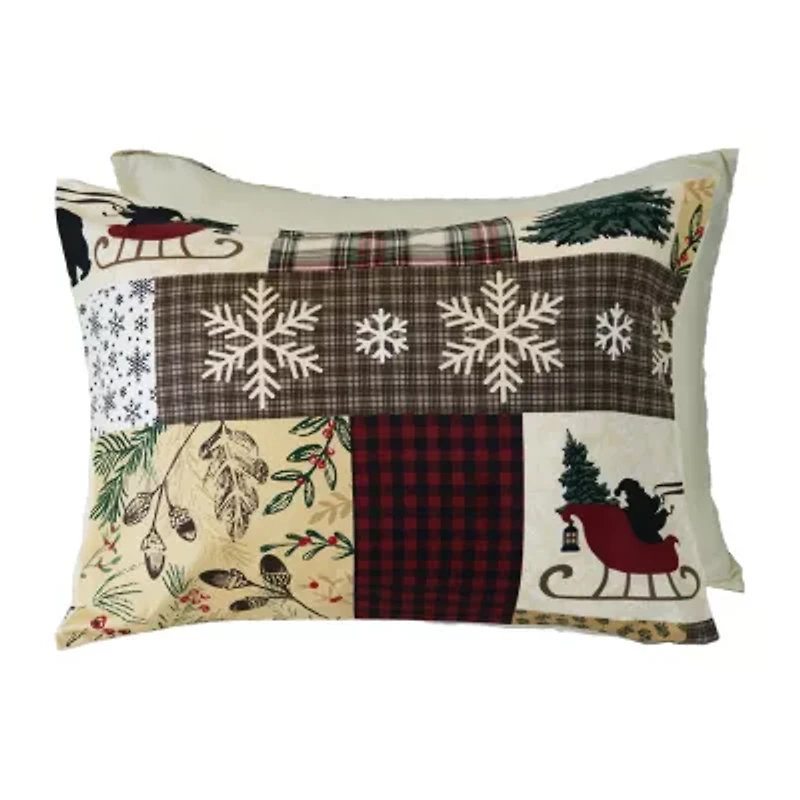 Your Lifestyle By Donna Sharp Dashing 3pc Queen Comforter Set 3-pc. Midweight Easy Care