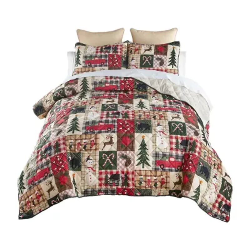 Your Lifestyle By Donna Sharp Holiday Dream 2pc Twin Quilt Set Easy Care