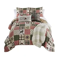 Your Lifestyle By Donna Sharp Holly Forest 2pc Twin Pieced Cotton Quilt Set Easy Care