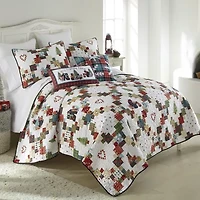Your Lifestyle By Donna Sharp Holiday Love 2pc Twin Quilt Set Easy Care