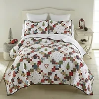 Your Lifestyle By Donna Sharp Holiday Love 2pc Twin Quilt Set Easy Care